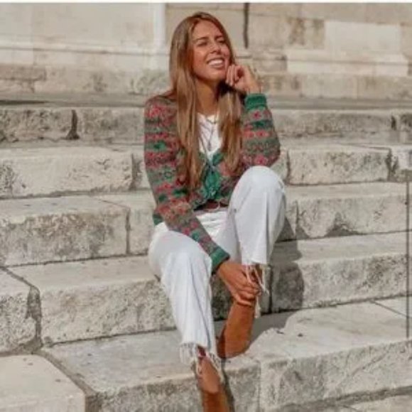 Zara Knit Jacquard Jacket - Picture 5 of 8